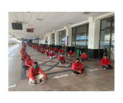 We celebrated Yash Covid birthday with 100 coolies by distributing 100 ration kits to them. 