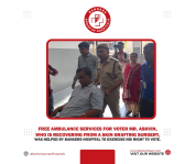 Free Ambulance Initiative In Lokshabha Election - 2024