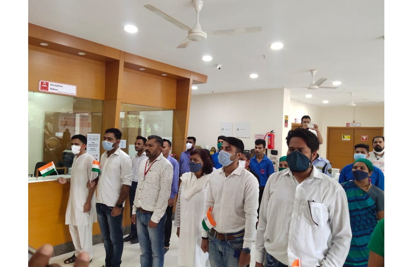 Bankers Group of Hospitals celebrated Independence Day of India - 2021