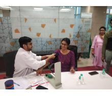 Heart Checkup Camp at BOB, Baroda