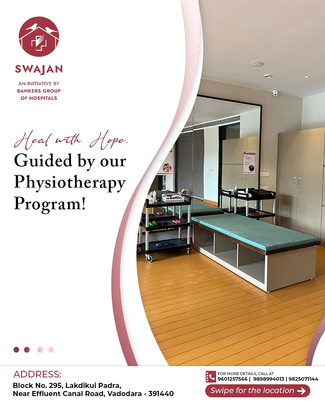 Our comprehensive physiotherapy program is designed to support you every step of the way