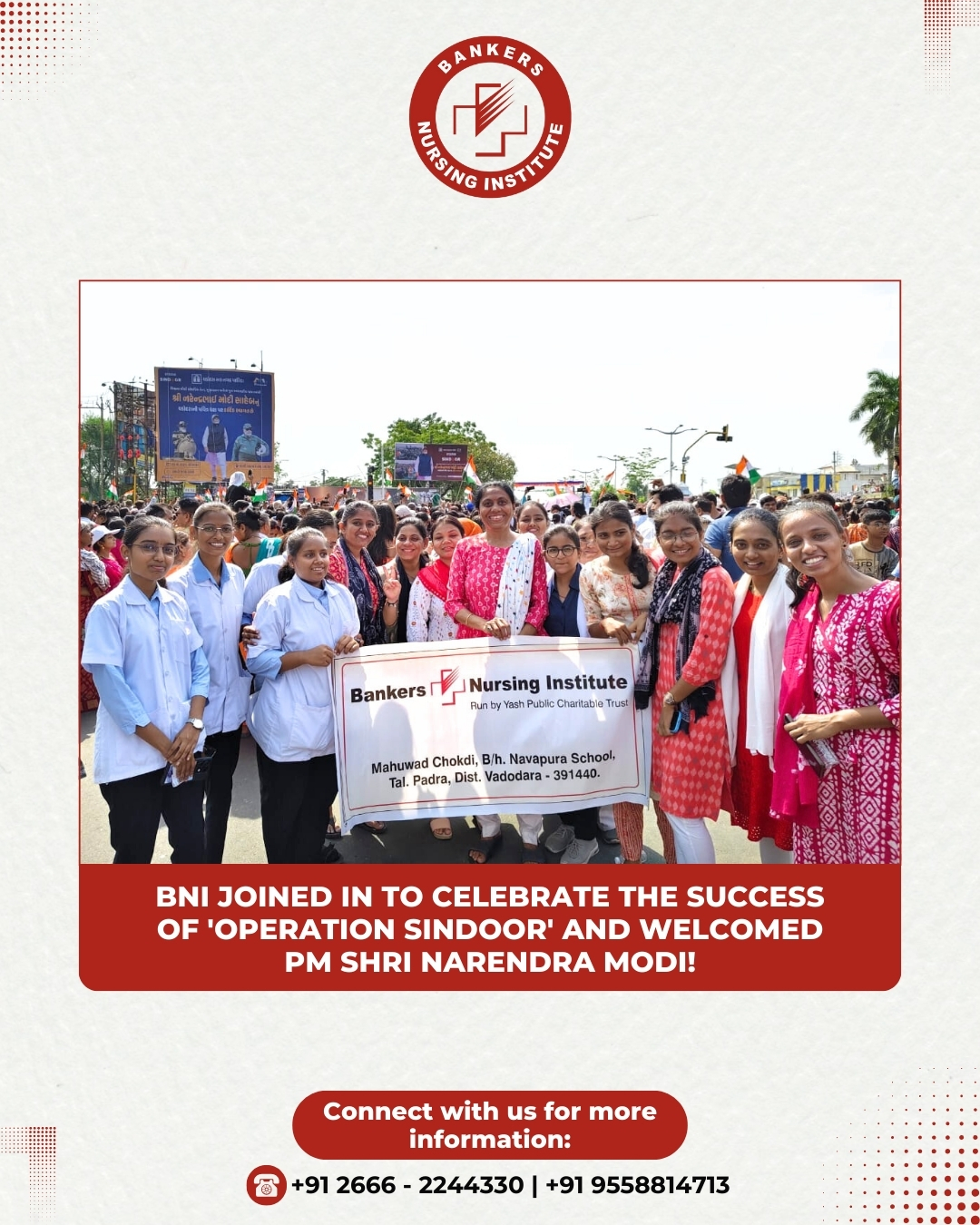 Our students joined in the celebration of Operation Sindoor