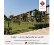 Swajan Community is proud to be powered by solar energy.