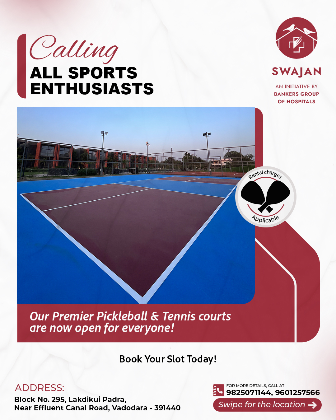 Calling all sports enthusiasts! at Swajan
