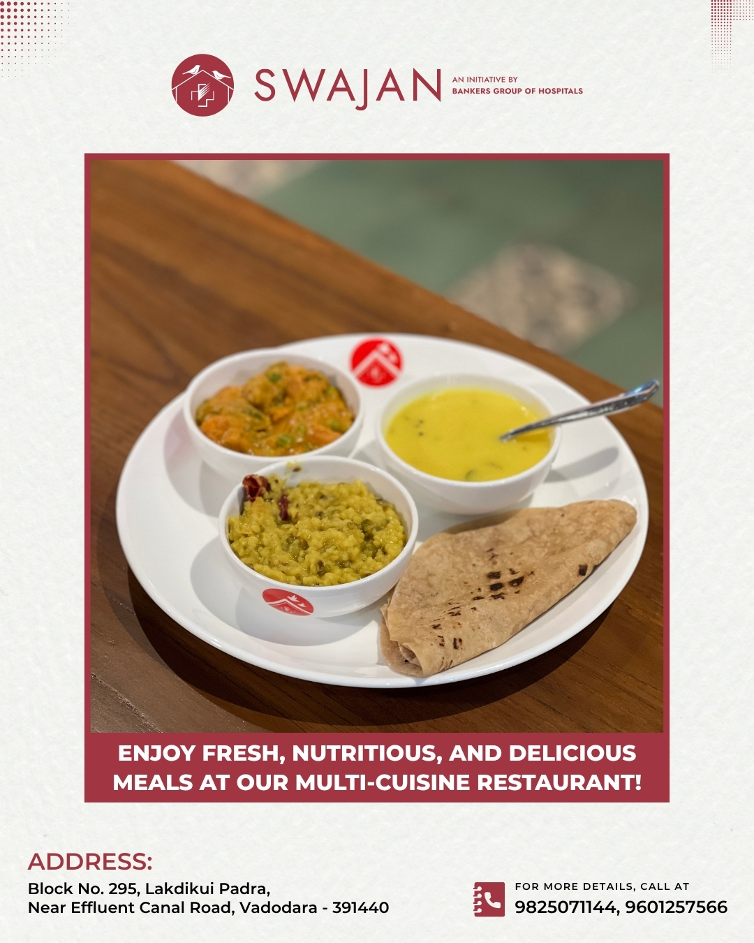 Enjoy Fresh, Nutritious, and Delicious Meals Swajan