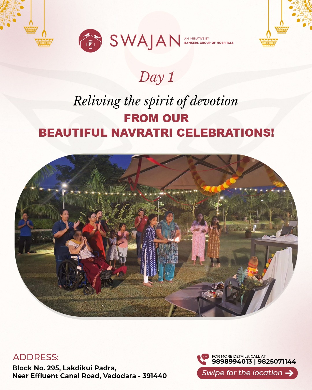 Navratri celebrations! at Swajan