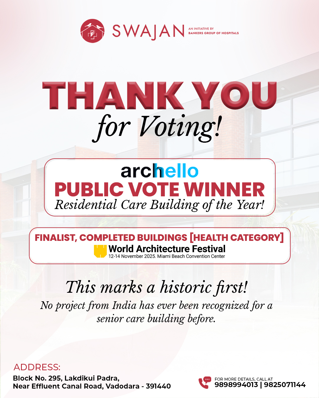 Swajan Community Wins Two Massive International Honors!