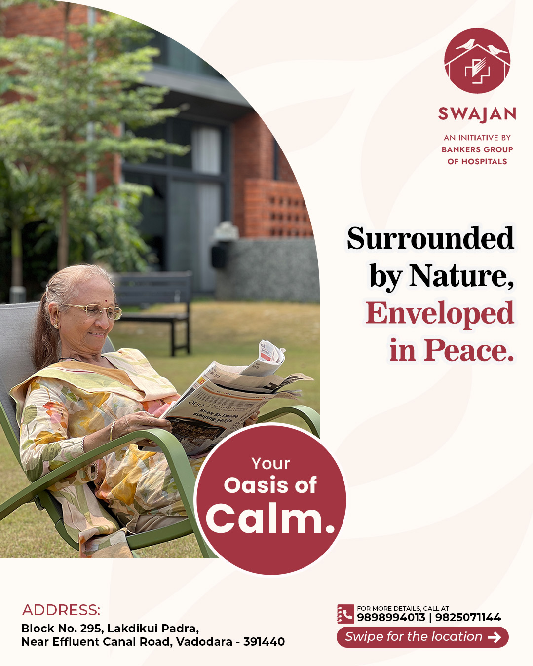 At Swajan, we believe that true well-being is found in the simple moments of calm.