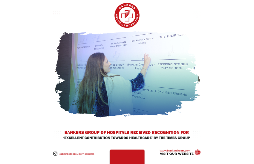 Bankers Cardiology Felicitated In The Category Of Excellent Contribution Towards Healthcare.